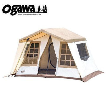 Ogawa Owner Lodge Type52R T/C 復古格紋窗戶屋型帳T/C(棉混紡)款